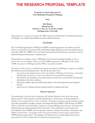 Writing dissertation conclusion research proposal