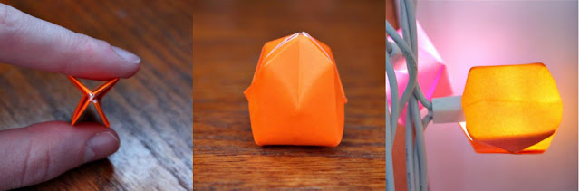 Langkah 13-15 cara Membuat Origami Lampion