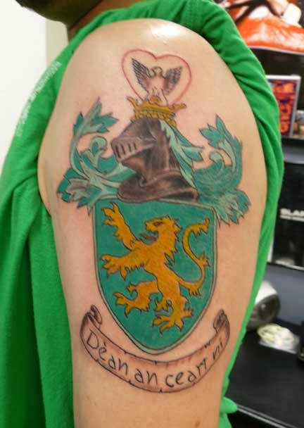 Family Crest Tattoo Ideas