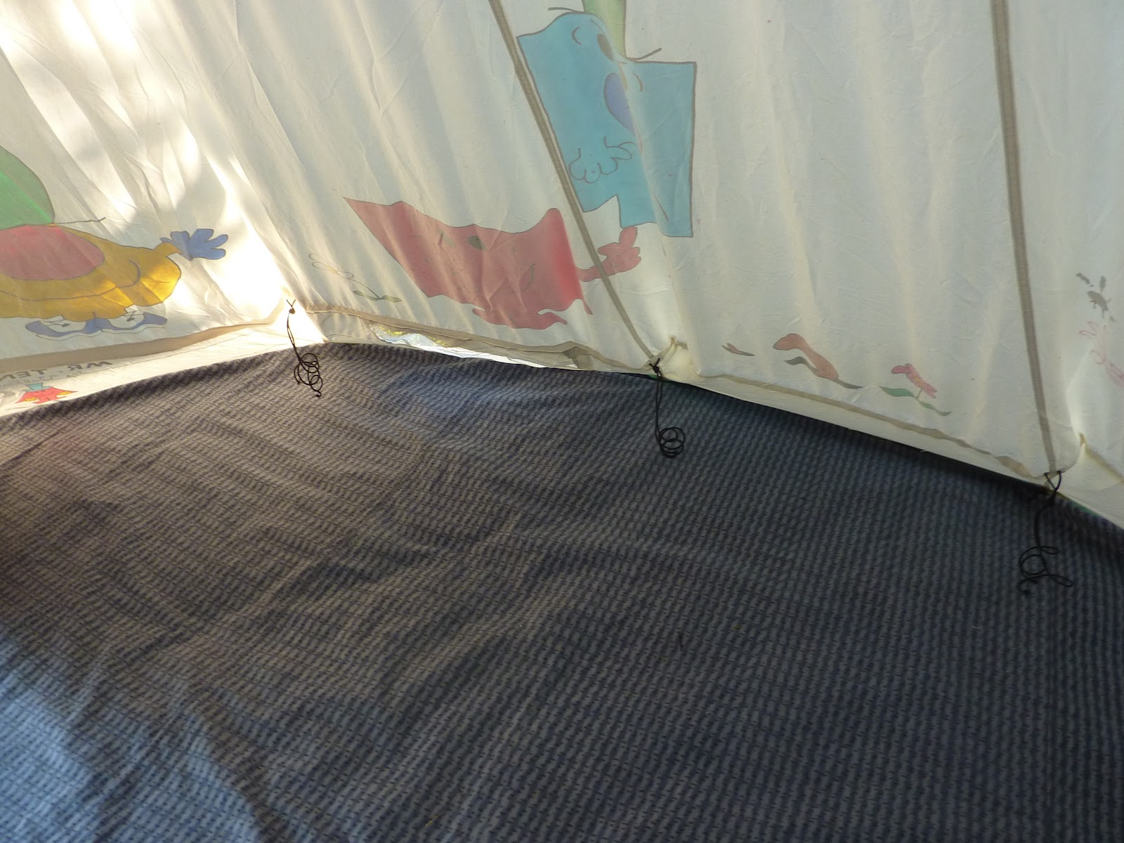 Make Do and Camp Finally.....My Own Bell Tent Carpet