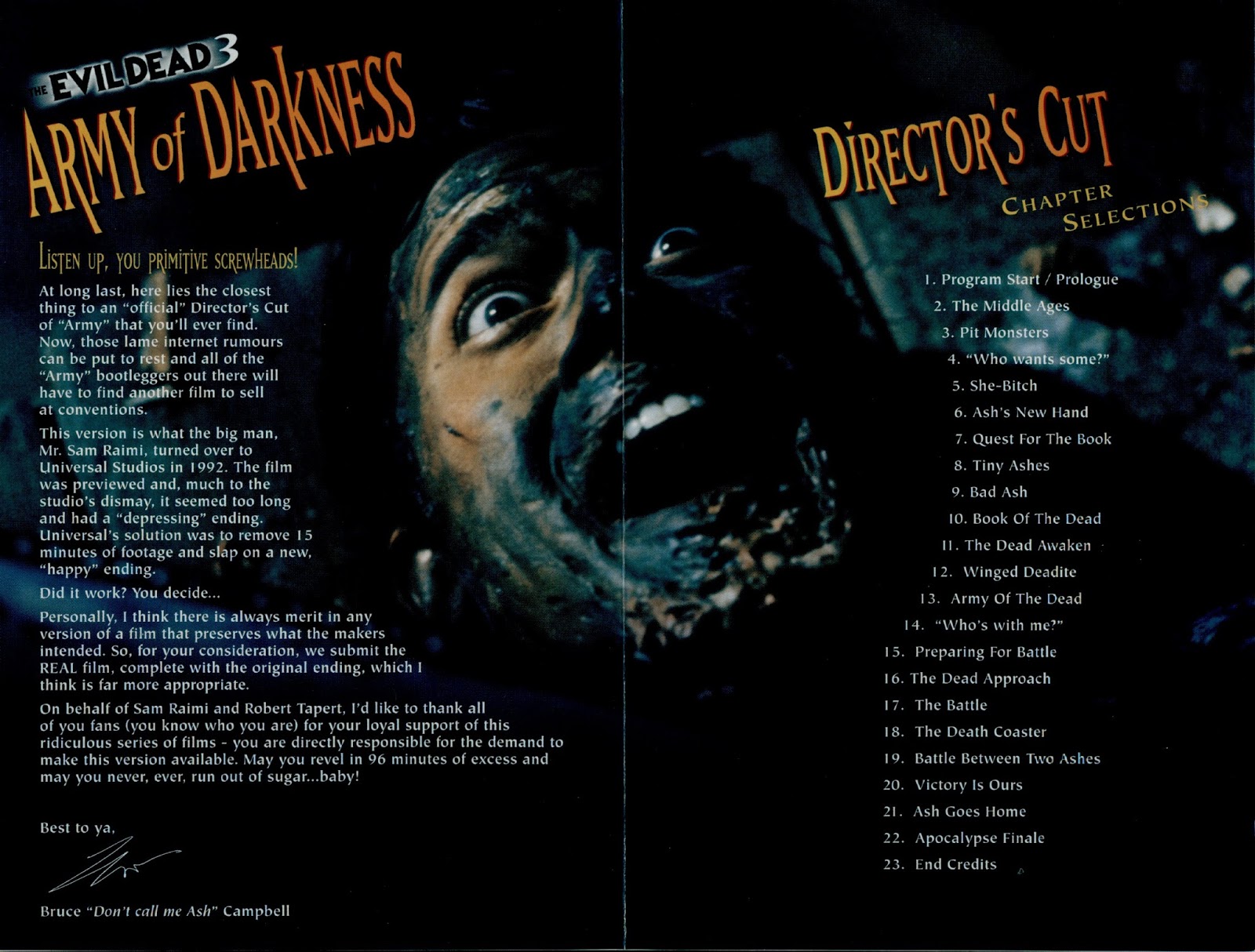 The Evil Dead 1-2-3-4 Lot Adaptation of 1981 Horror Movie Deadite