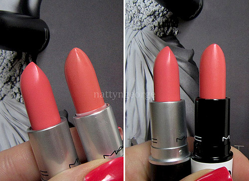 MAC Cut a Caper Comparisons mac cut a caper dupe
