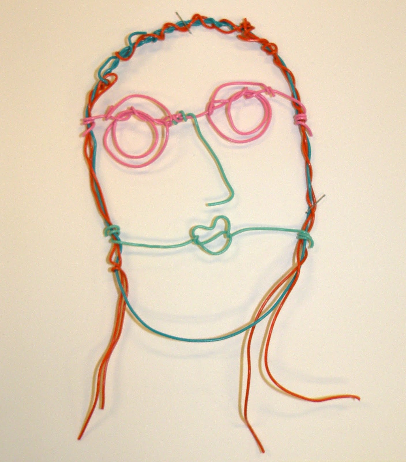 Draw The Line At wire portraits