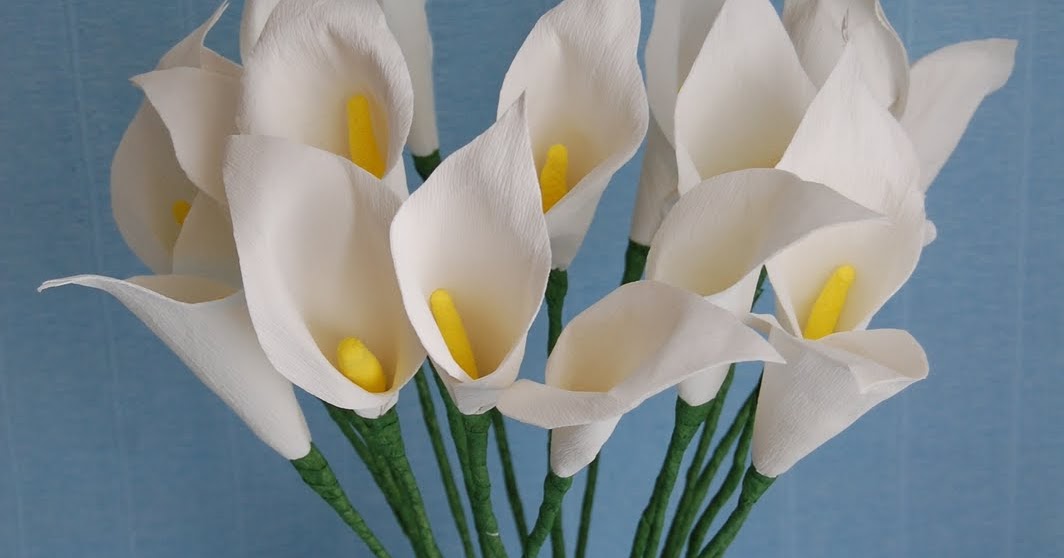 paper calla lilies lily Handmade PaPer FloweRs by Maria Noble