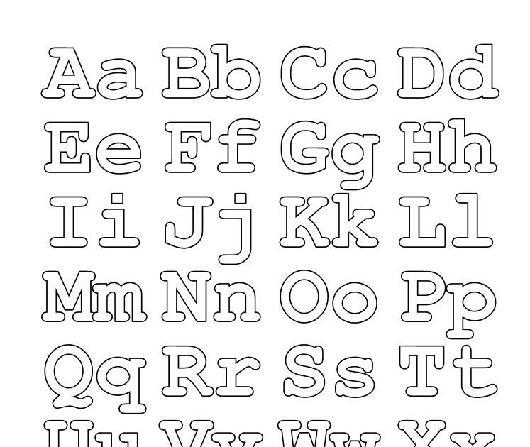 Alphabet Coloring Pages Part 1 - Free Printable Pictures Coloring Pages