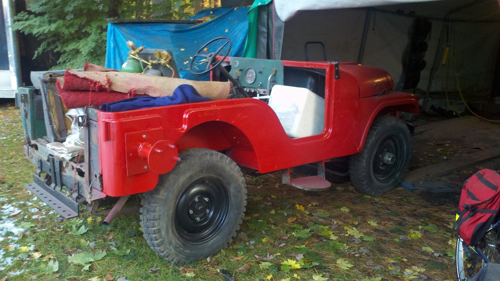 Willys Jeep Project Tub Passenger Side Finished