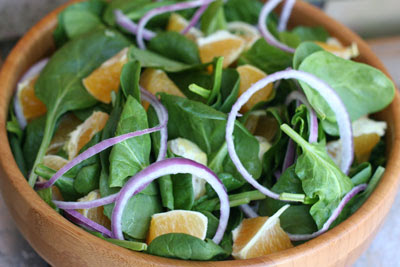 spinach and orange salad