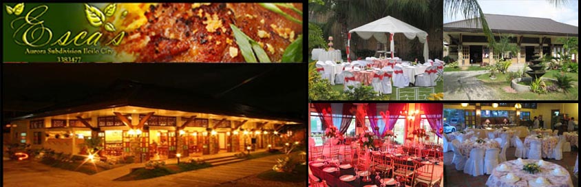 Esca's Garden Restaurant - Garden Wedding Venue in Iloilo