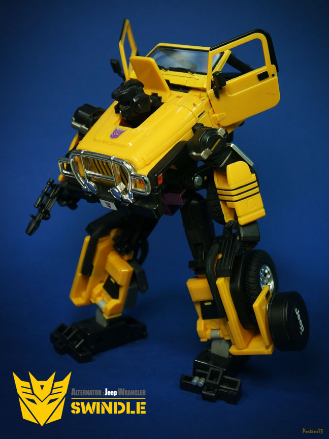 RED6 Hasbro Transformers Alternator A08 Decepticons Swindle (Jeep Wrangler Custom)