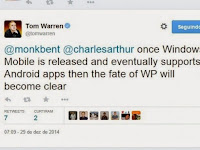 Rumor, applikasi android bisa dijalankan di windowsphone 10 Rumor, applikasi android bisa dijalankan di windowsphone 10
