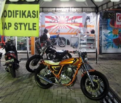 modifikasi motor model Jap Style Modifikasi Motor Aliran Jap Style