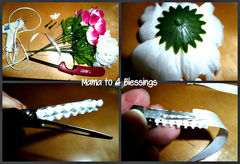 Diy Flower Hairbow Tutorial Diy Flower Hairbow Tutorial