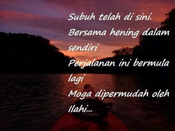 Subuh Hari Yang Syahdu PUISINA