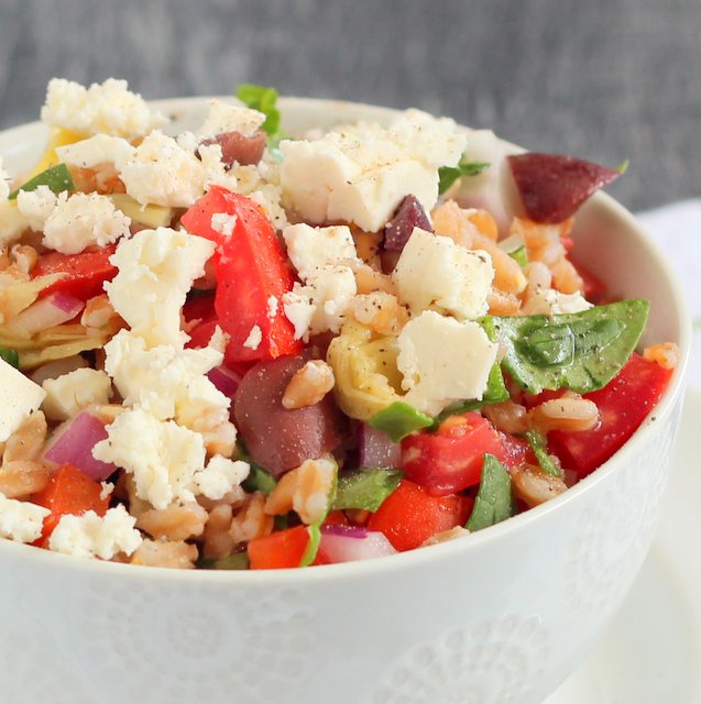 Kid Cultivation Mediterranean Farro Salad