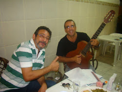 Marcos Silva e o poeta Chico Araújo