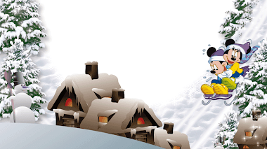 Marcos disney de navidad para imprimir