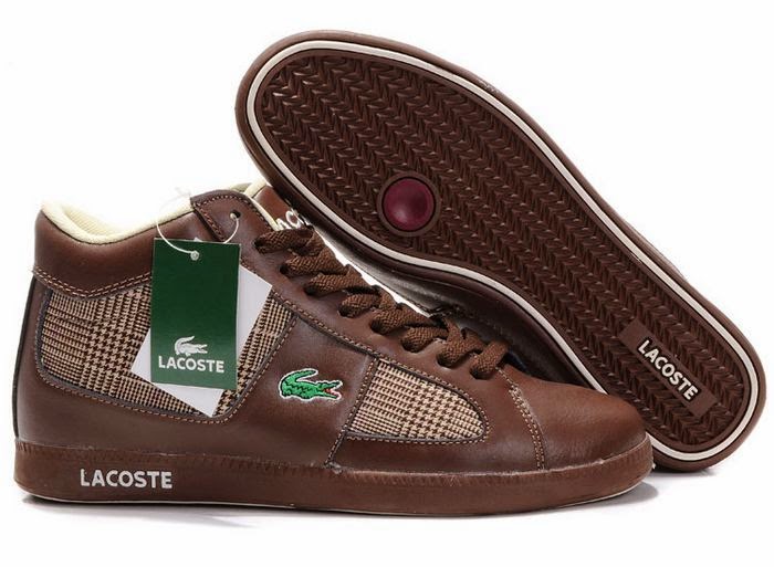 lacoste high top shoes