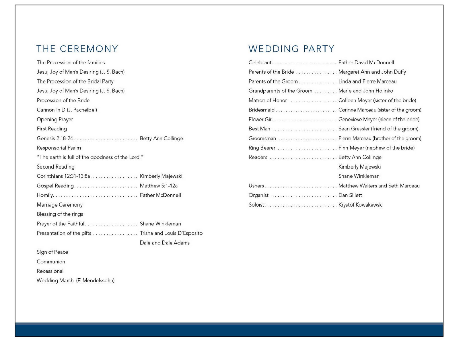 wedding program wording examples greek wedding dresses 50th