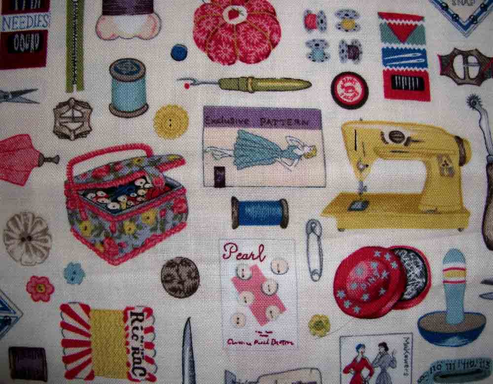 Little Scrap of Cloth Novelty fabric. Day 3