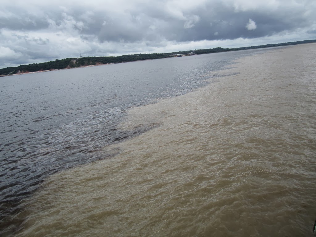 Meeting Of The Two Rivers In Brazil Unbelievable Info