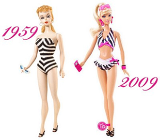 barbie años 60