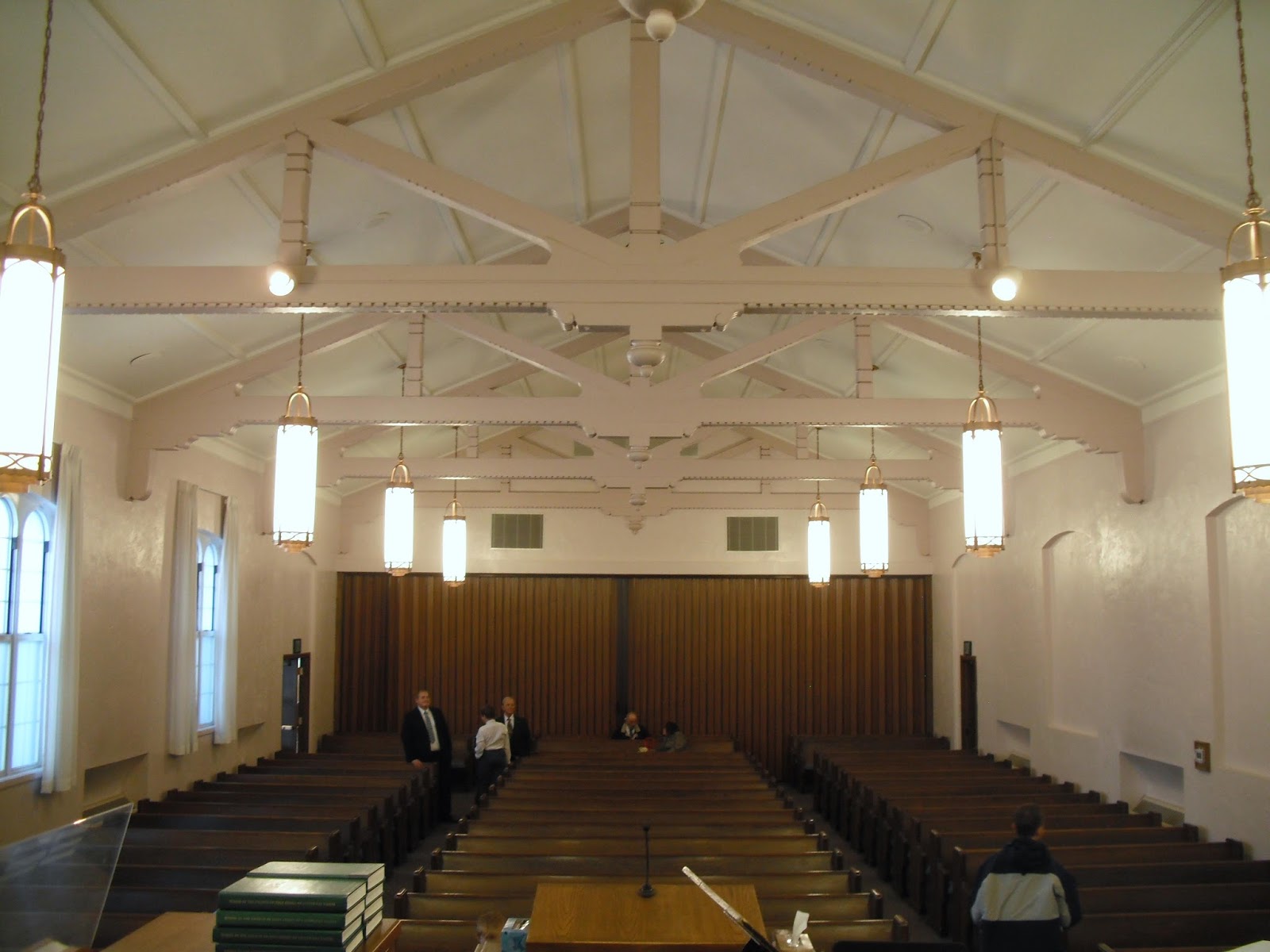 Historic LDS Architecture Tremonton First Ward Chapel Interior