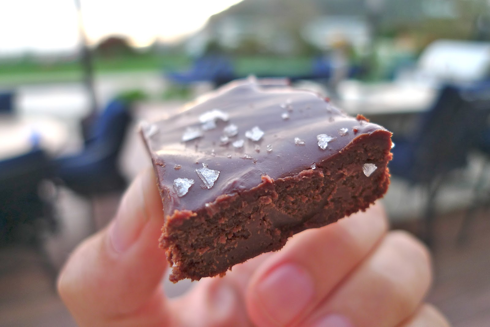siriously delicious Bittersweet Chocolate Fudge with Sea Salt