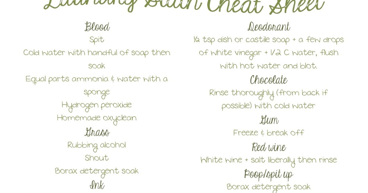 Life as I have experienced it... Laundry Soap + Cheat Sheet