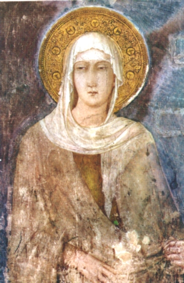  SAINTE CLAIRE D'ASSISE  dans images sacrée S_Chiara+Assisi