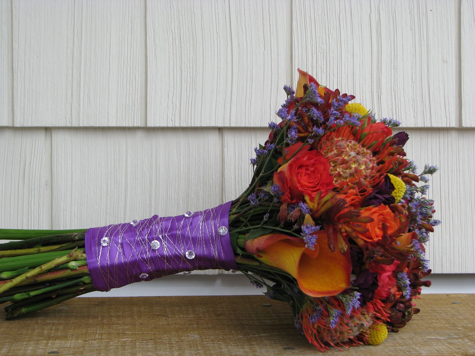 Violettas Orange, Purple and Burnt Orange