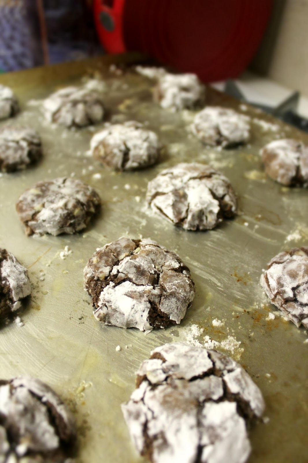 Fun with the Fullwoods Mint Chocolate Crinkle Cookies