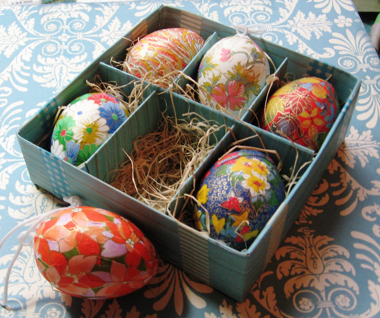 Maximum Embellishment JAPANESE CHIYOGAMI PAPER COVERED EGGS!