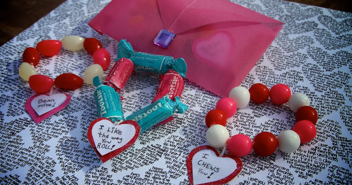 Life Sprinkled With Glitter Valentines Candy Bracelets