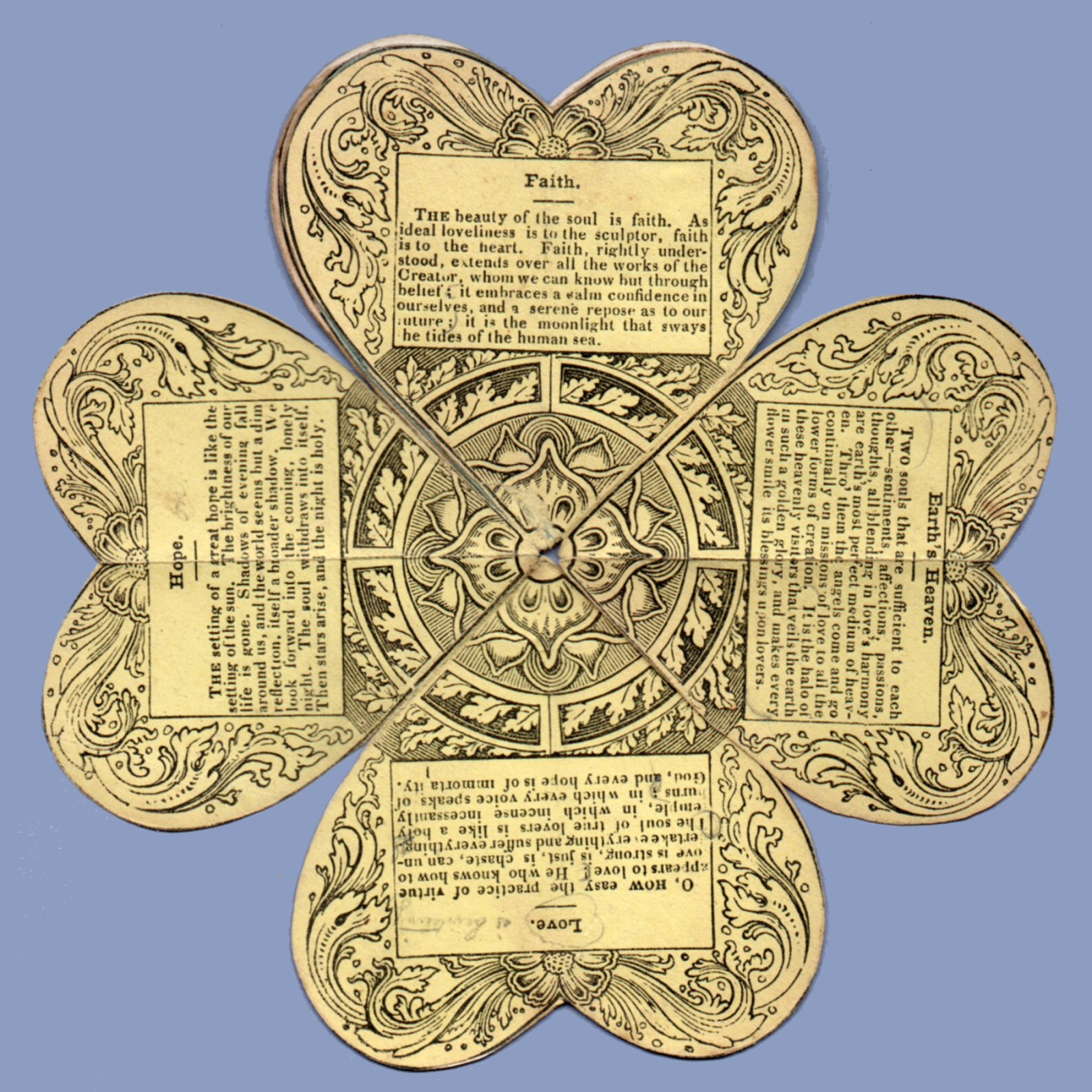 Vintage Valentine Museum Puzzle Purse 1840s1850s