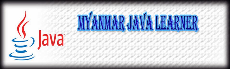 Myanmar Java Learner