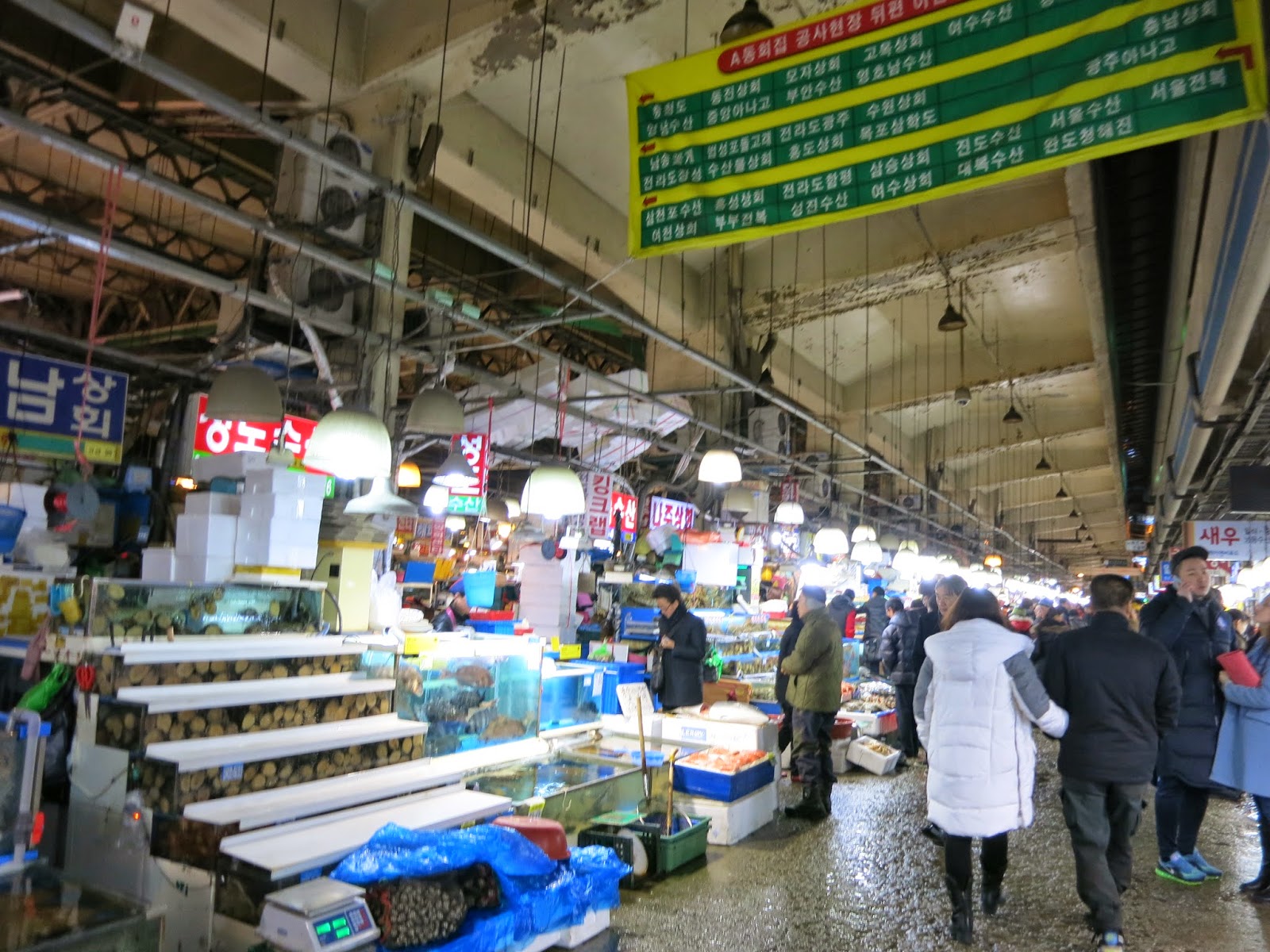 Noryangjin Fish Market Seoul chichicho