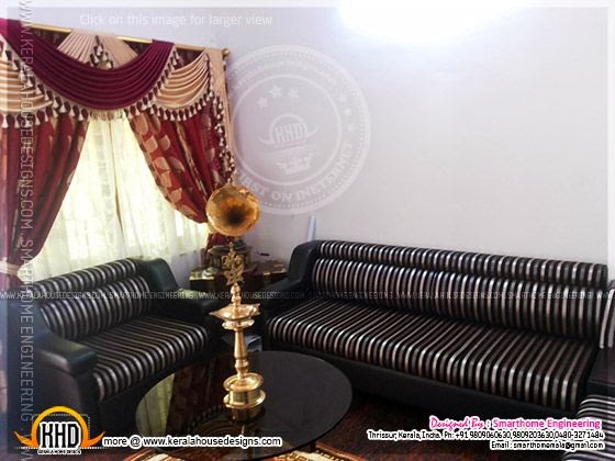 Curtain design in living room Curtain design in living room