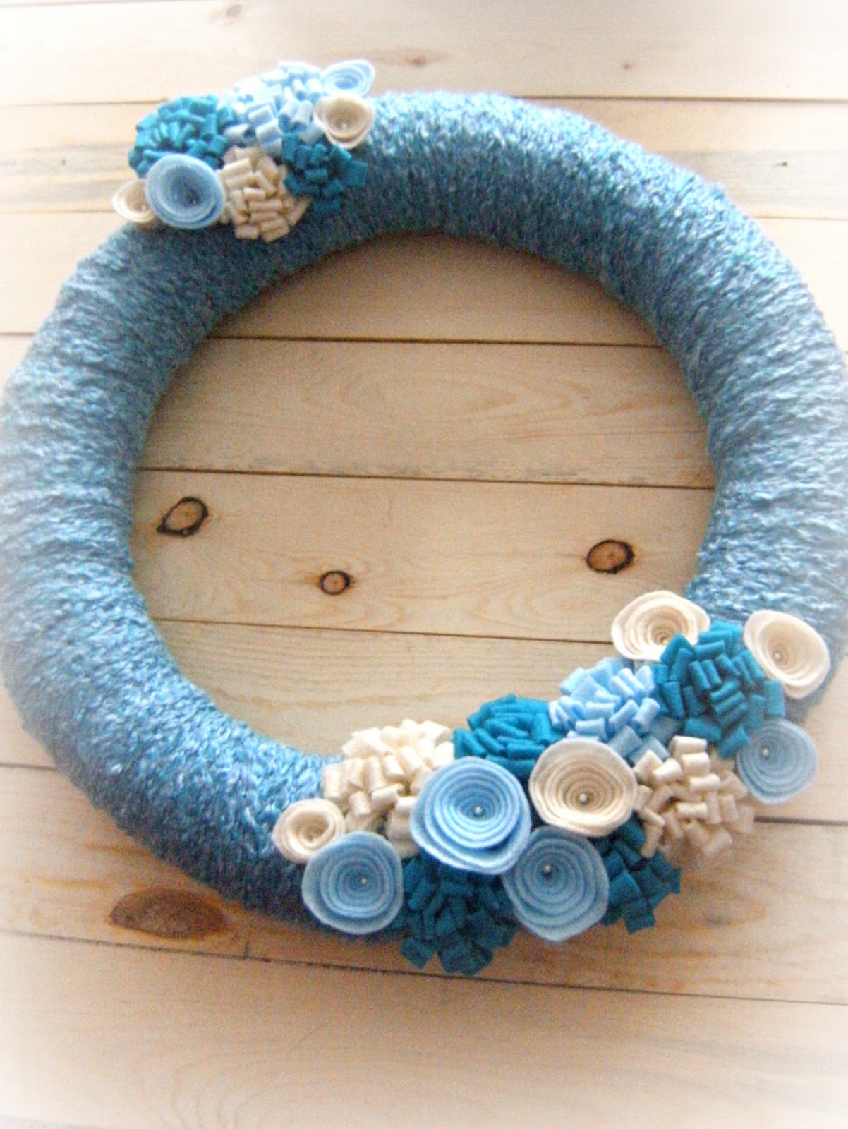 Oh, Boy. Oh, Joy! Easy Yarn Wreath Tutorial