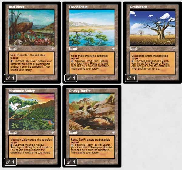Magic the Gathering Adventures Mirage and Visions online Artifacts and