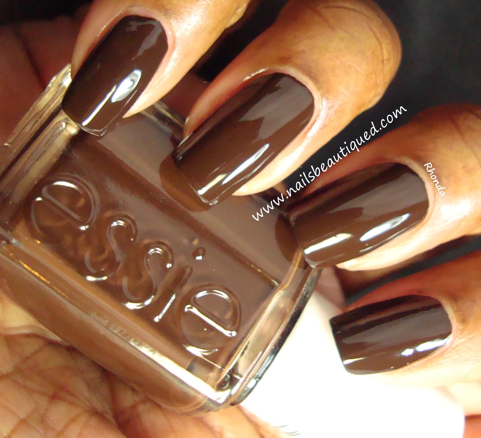 Busy Girl Nails Fall Nail Art Challenge | Week 5: Dark Brown | Nails