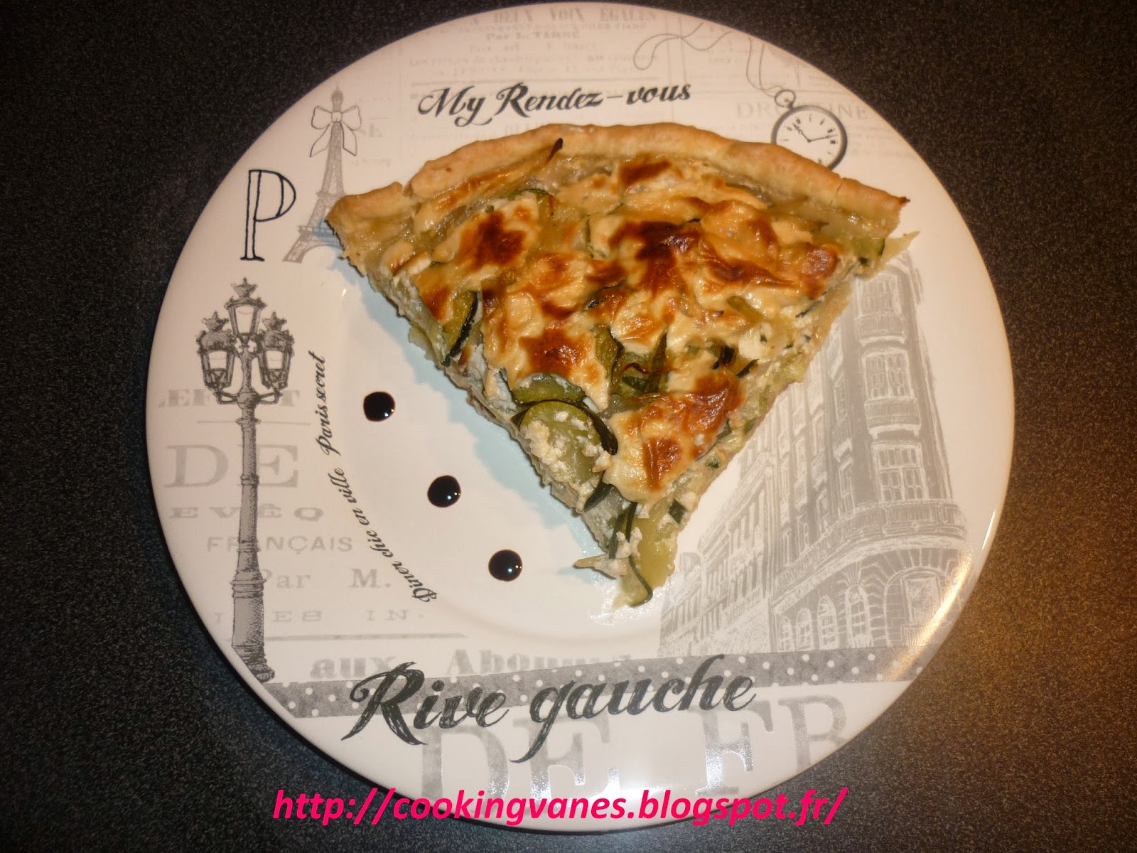 La Cuisine De Mimi Tarte Courgettes Chevre Et Miel