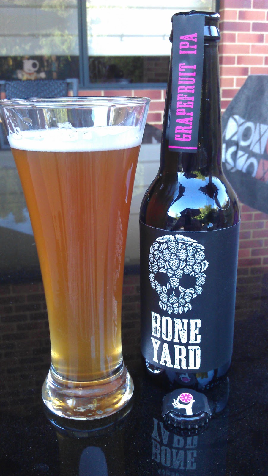 Mal's Beer Blog Bone Yard Grapefruit IPA Australia (ABV 6.1)