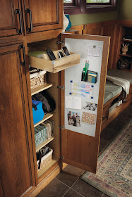 Command Center Cabinet - excellent use of space :: OrganizingMadeFun.com