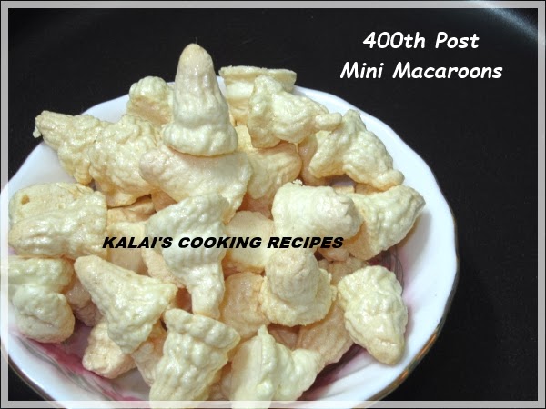 400th POST - MINI MACAROONS | மினி \ குட்டி மக்ரூன்'ஸ் - Tuticorin Special Recipe