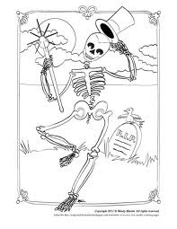 Skeleton Coloring Pages 9 Skeleton Coloring Pages 9