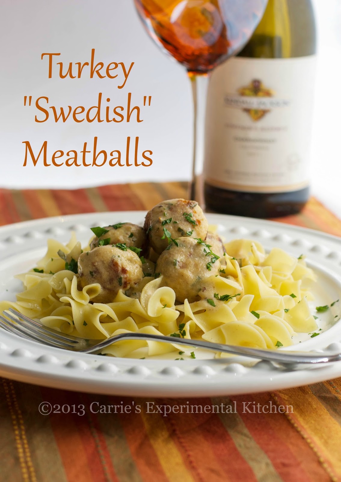 Carrie's Experimental Kitchen Turkey "Swedish" Meatballs