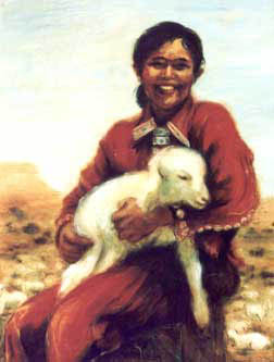 Navajo Sheepherdess