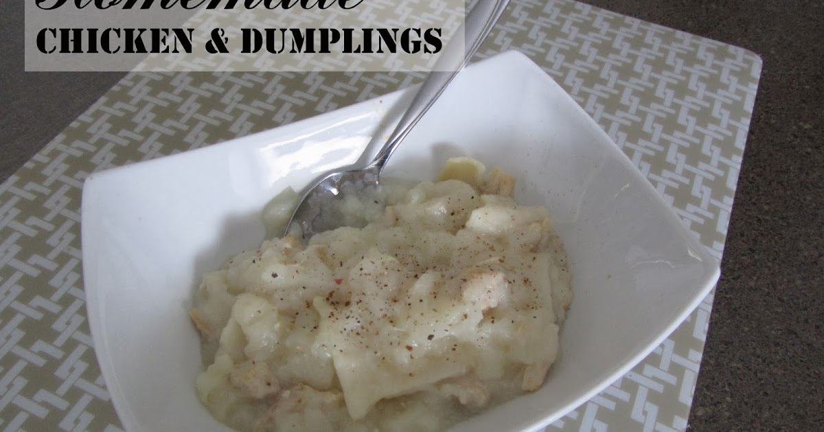 Following the Master Gardener Homemade Chicken & Dumplings