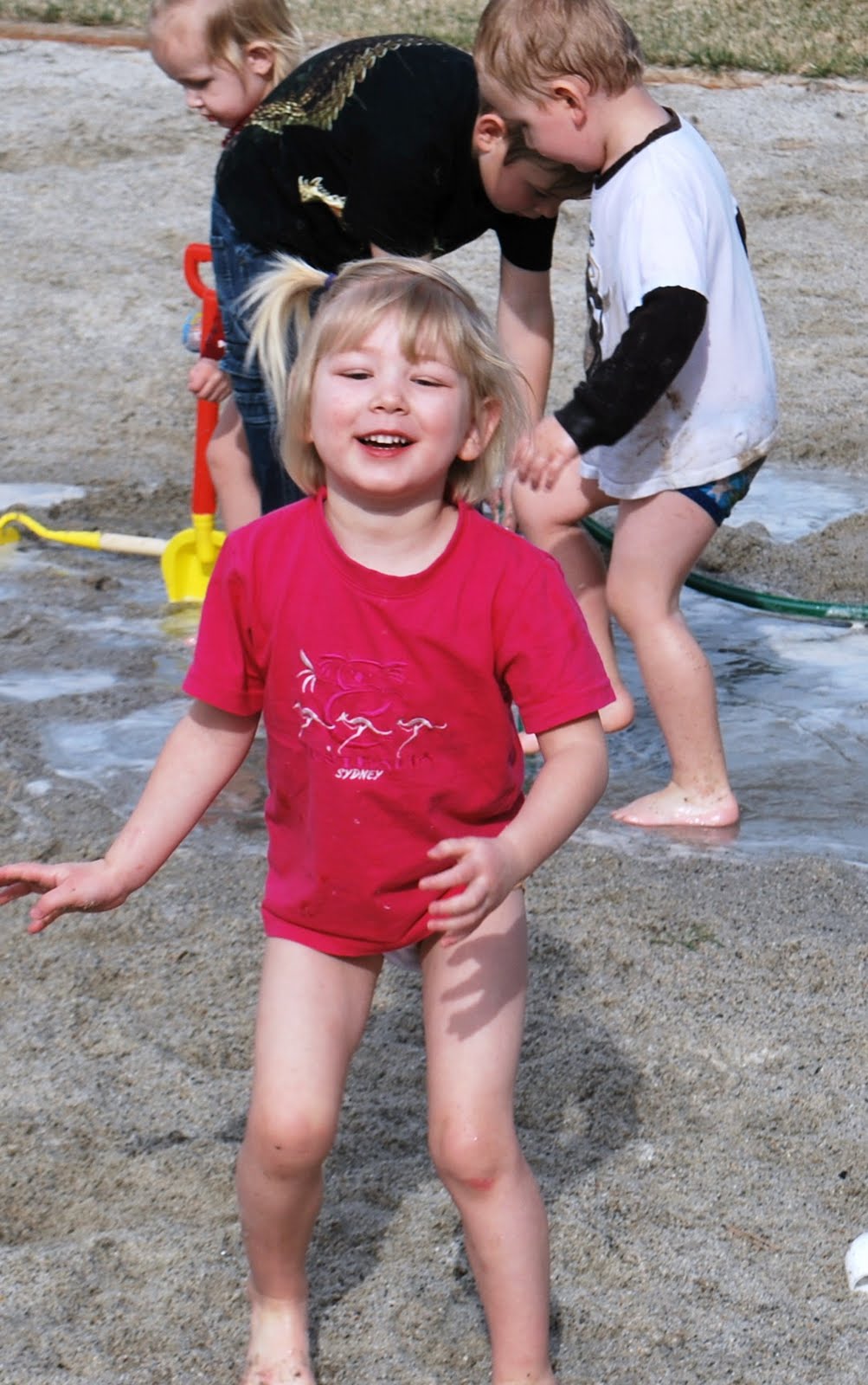 Baker Family Blog Biggest Sandbox Ever