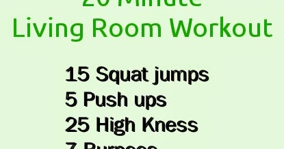 The Living Room Workout ~ Losing Weight For All The Living Room Workout ~ Losing Weight For All